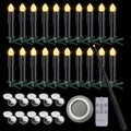 LED Floating Candle for Home Decoration, Flickering Flame, Timing Remote, Battery Operated, Halloween, Christmas,Black Candle Lootquake LLC