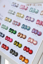 High End Glitter Cat Eye Gel Nail Polish Set Semi-Permanent Hybrid Magnet Gel UV LED Cat's Eye Nail Varnishes For Nail Art 15ml Lootquake LLC