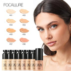 Focallure 8 Colors Face Foundation Makeup Base Liquid Foundation Cream Full Coverage Concealer Moisturizing Face Make Up Lootquake LLC
