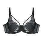Lingerie Women's Thin BrasLace Full Cup BrasBeautifully Embroidered BrasAnti-SaggingUltra-Thin Bras