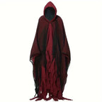 Halloween costume horror ghost clothes adult zombie cloak wizard robe wear secret room death dress up costume cloak Lootquake LLC