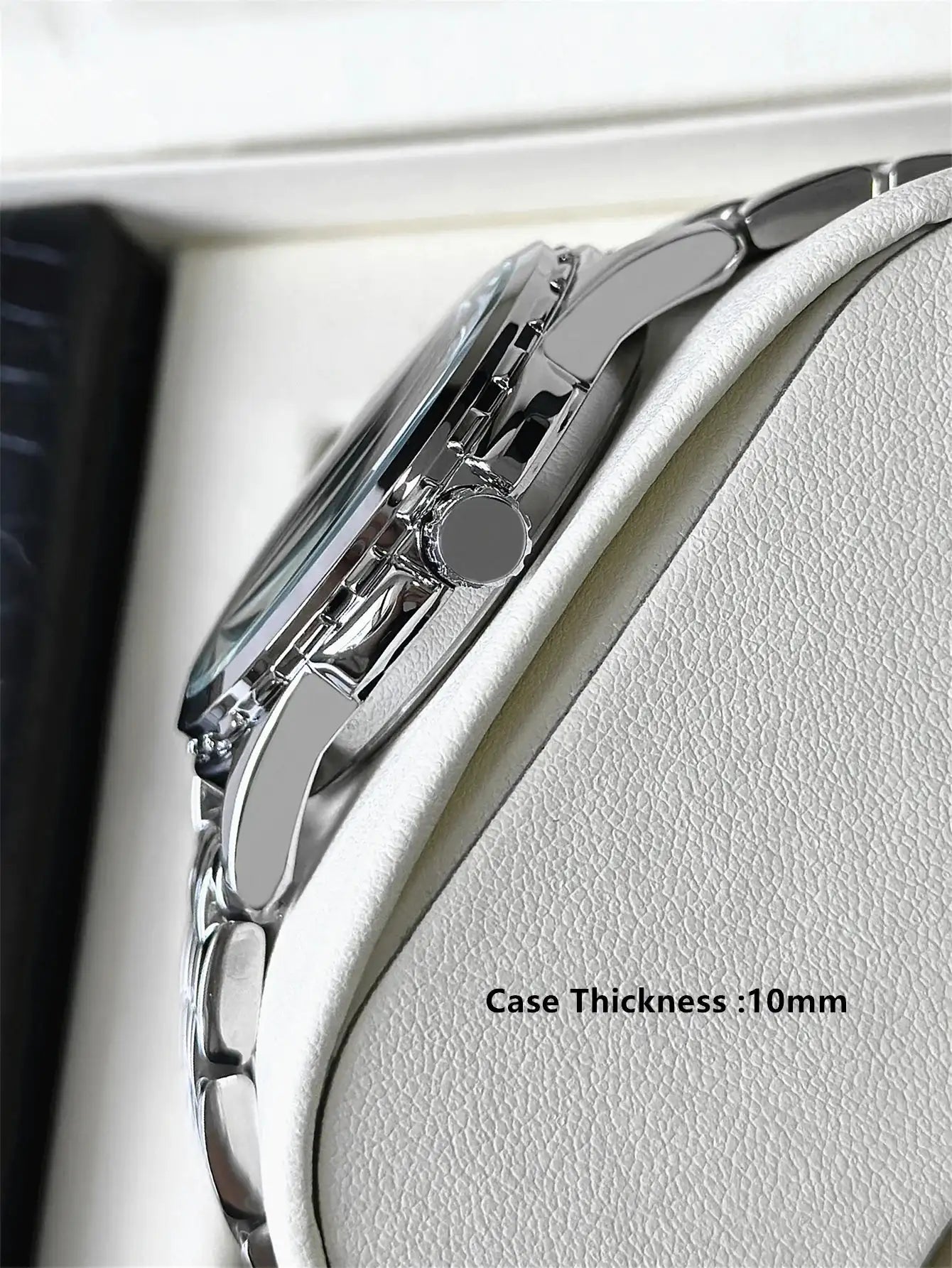 Business Man Silver Wristwatch Luminous SUS304 Stainless steel High Quality Luxury Watch Waterproof Fashion Clock hombre Reloj