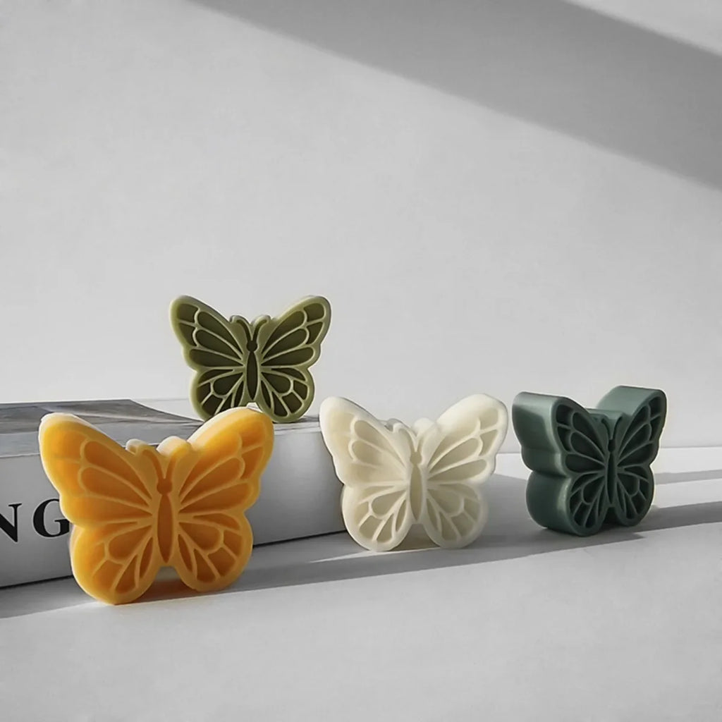 Sculpture Beautiful Butterfly Candle Silicone Mold DIY Insect Series Resin Mould Aromatherapy Soap Gypsum Handmade Home Decor Lootquake LLC