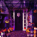 Halloween Decoration Black White Creepy Cloth Spooky Gauze Fabric Window Door Cover Scary Party Horror House Props Hallow Favors Lootquake LLC