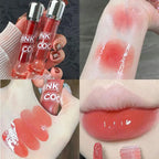 Dark Red Brown Mirror Lip Glaze Water Light Moisturizing Non-stick Cup Highly Pigmented Red Liquid Lipstick Lips Makeup Cosmetic Lootquake LLC