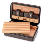 GALINER Charuto Cedar Wood Cigar Humidor Box Travel Cigar Case Storage 4 Cigars Box Humidor Humidifier For Sigar Lootquake LLC