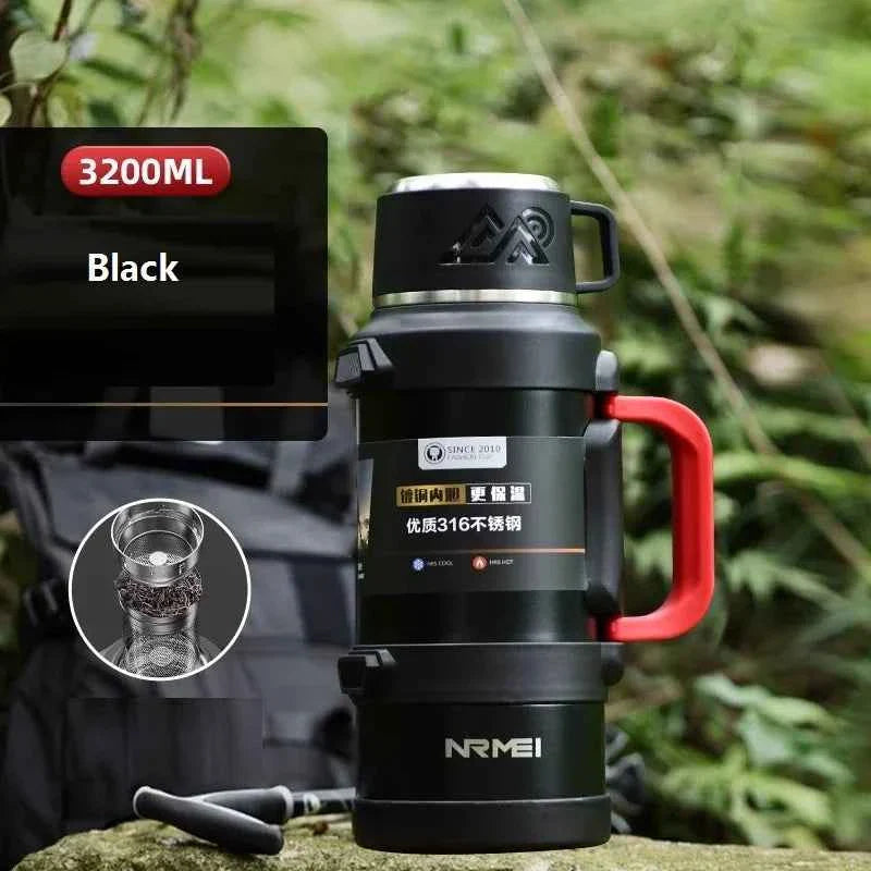 SteelGuard: 72H Thermos Bottle - Portable & Durable THRIXINE