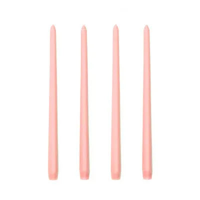 30CM Taper Candle 4 Pack - Home Interior Long Burning Dripless and Smokeless Candles Unscented - Valentines Candles for Home Lootquake LLC