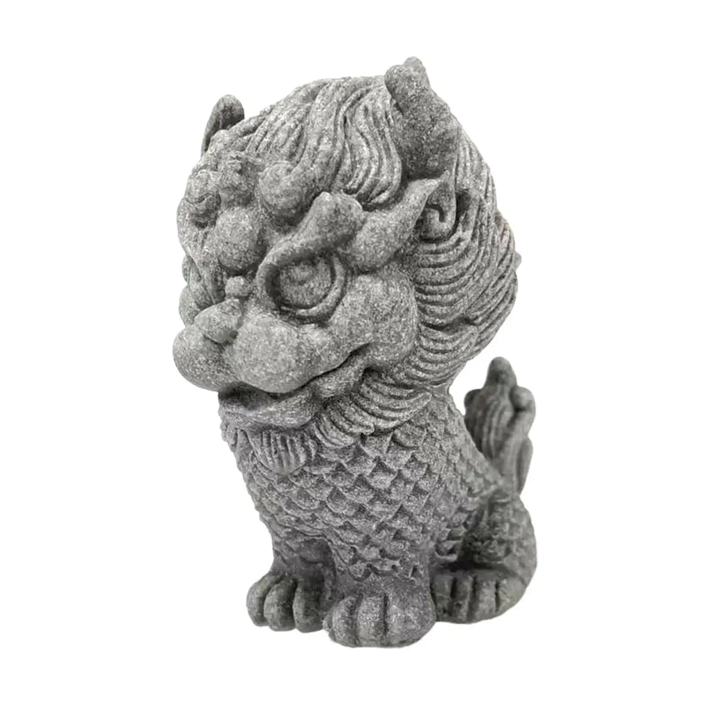 Sandstone Statue Miniature Antique Gardening Landscape Ornament for Indoor Outdoor Hotel Tabletop Living Room Decoration Lootquake LLC