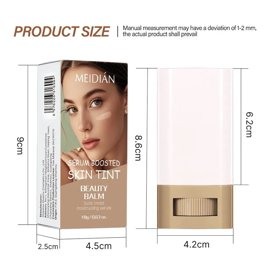 Waterproof And Lasting Temperature Change Foundation Make-up Cream Stick Luster Moisture Concealer Moisturizing LiquidFoundation Lootquake LLC