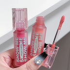 MISS LARA Show Me Cheap Lipstick Mirror Watery Glass Lip Gloss Moisturizes Whitens Atmosphere Pure Girly Lip Gloss Cosmetics Hot