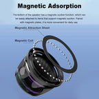 Portable Bluetooth Speaker G200 RGB Lighting Magnetic Speaker BT5.3 Mini Sound Box 7 Hours Playback Phone Holder Phone Holder Lootquake LLC