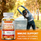 Liposomal Vitamin C Supplement - Easily Absorbed, Fat-Soluble Vitamin C, Antioxidant, Support Immune System, Promote Skin Health Lootquake LLC