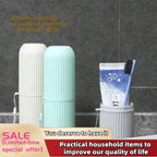 1/4Pcs Travel Camping Storage Box Organizer Travel Toiletries Storage Cup New Creat table Toothbrush Protect Holder Cup Case