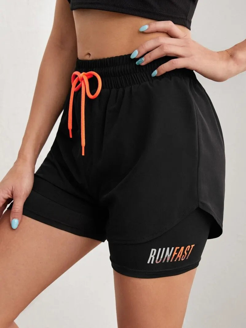 FlexFit High Rise Yoga Shorts THRIXINE