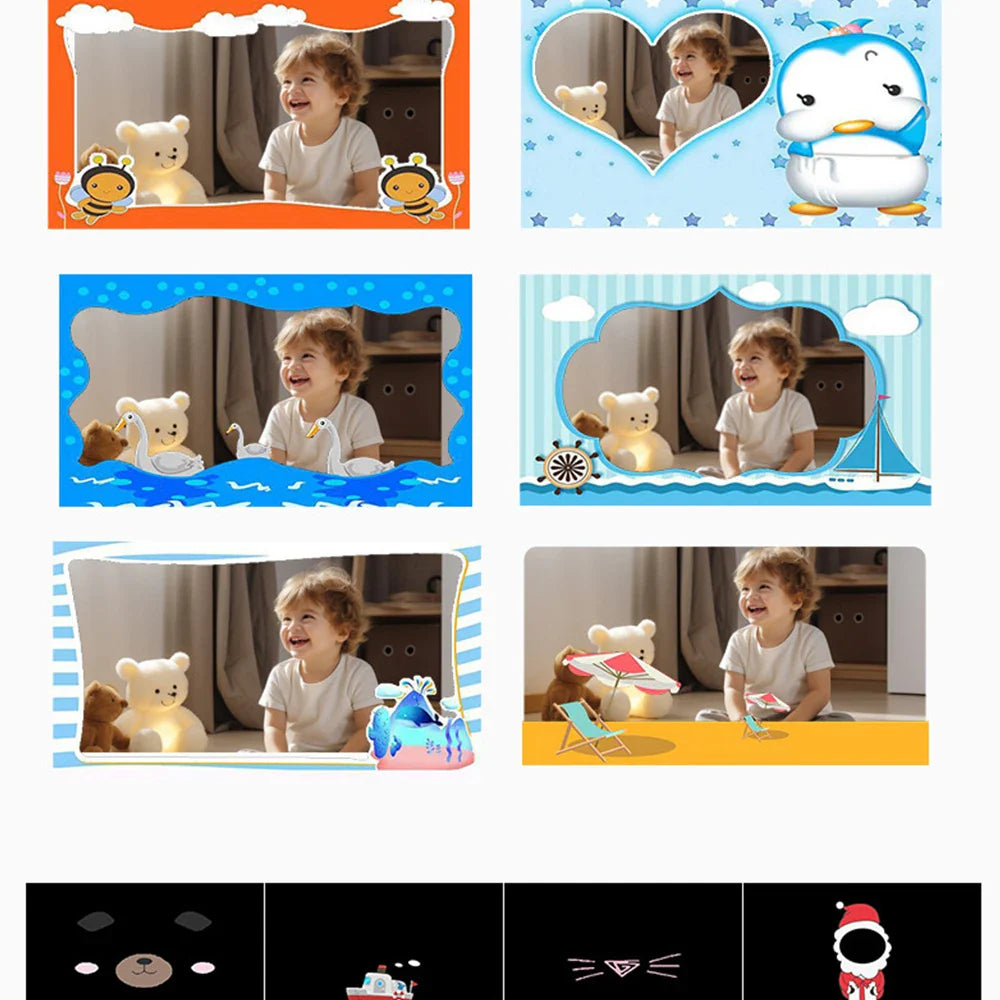 Children Digital Camera Photography Instant Print Camera for Kids Thermal Print Camera Photo Printing Video Toys With 32G Card Lootquake LLC