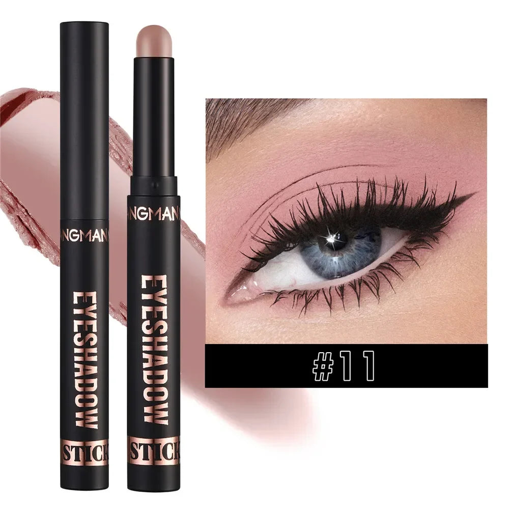 1PC Waterproof Pearlescent Eyeshadow Pencil Stick 8 Colors Lasting Glitter Shimmer Eye Shadow Highlighter Pen Eyes Makeup Tools Lootquake LLC