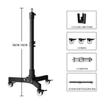 Ceiling/Floor Projector Support Stand Metal Holder Multi-angle Adjustable 360 ° Rotating Projector Bracket Film Video Projector