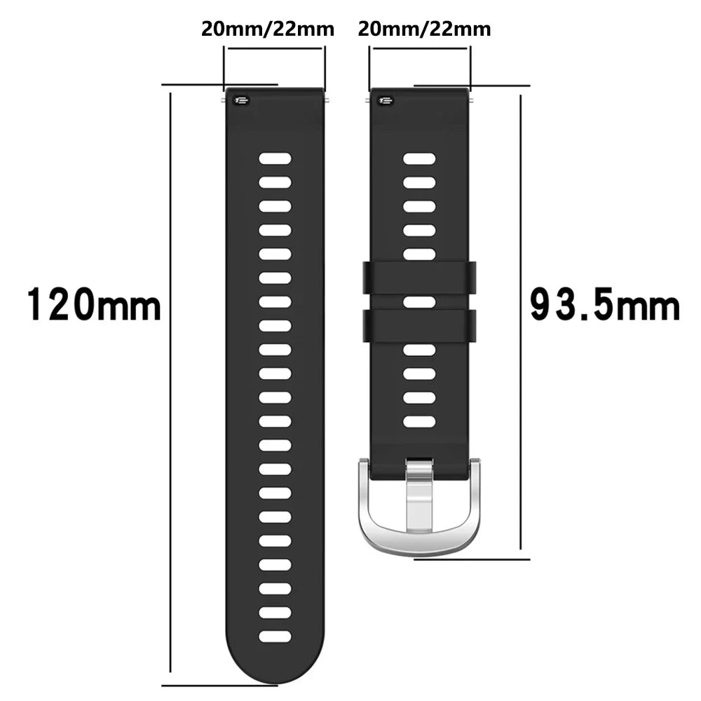 Amazfit Silicone Watch Band Replacement - Flexible Sports Strap