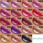 19 colors glitter lipstick hydrating red pink sparkling shine lip color highly pigmented lip tints metallic finish lip makeup Lootquake LLC