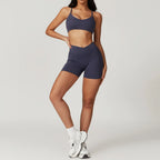 Women's 2-Piece Yoga Set: Crop Top & Leggings THRIXINE