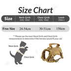 Tactical Cat Harness with 2 Patches Stickers Vest Harnesses THRIXINE