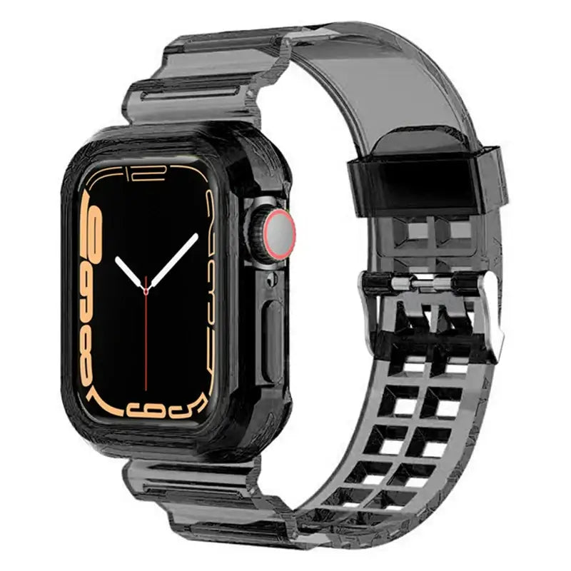Apple Watch Clear Silicone Band - Durable Comfortable Strap - SJB-DIAMOND ELITES
