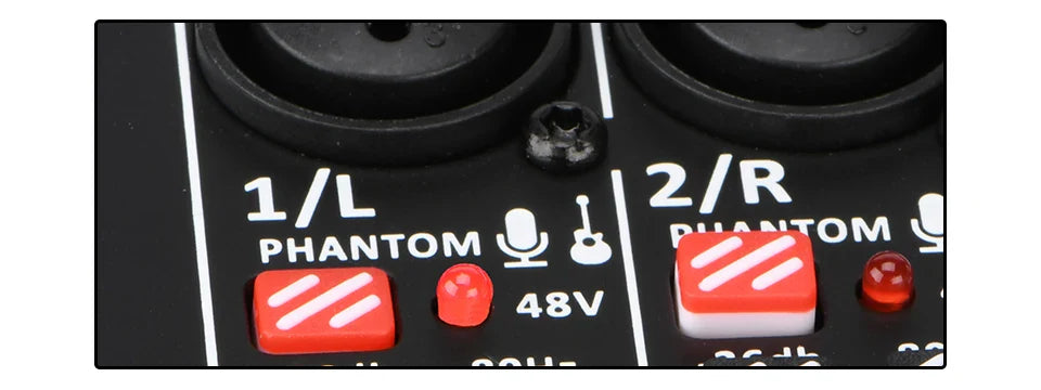 99 DSP Effects Mixing Console Podcast Mini 4/6 Channels Sound Audio Mixer Individual 48V Bluetooth USB PC Play Record AM-AX4/6 Lootquake LLC