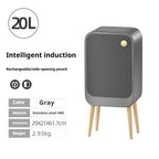 Trash Can Dispenser for Kitchen Bedroom Living Room Office With High Leg Wastebasket Automatic Sensor Smart Dustbin 20L Lootquake LLC