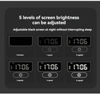 Portable Bluetooth Speaker with Wireless Charging Atmosphere Light Clock Alarm Function Double Speaker USB Charging Lootquake LLC