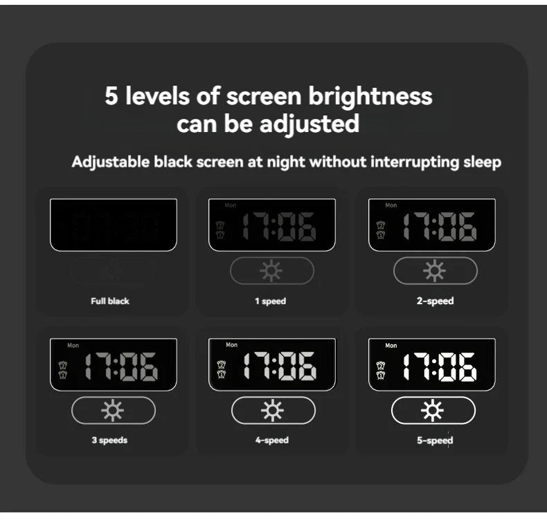 Portable Bluetooth Speaker with Wireless Charging Atmosphere Light Clock Alarm Function Double Speaker USB Charging Lootquake LLC