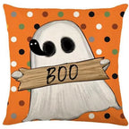 Halloween Pillowcases: Cat, Ghost, and Pumpkin Themed Decor! Sofa cushion cover, holiday party decoration, gift Lootquake LLC