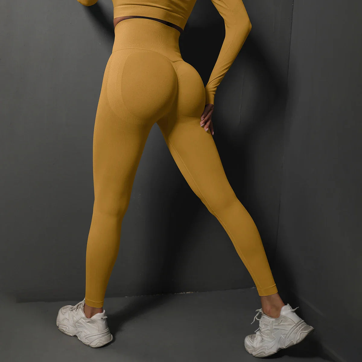 Elevate Seamless High-Waist Yoga Leggings for Women THRIXINE
