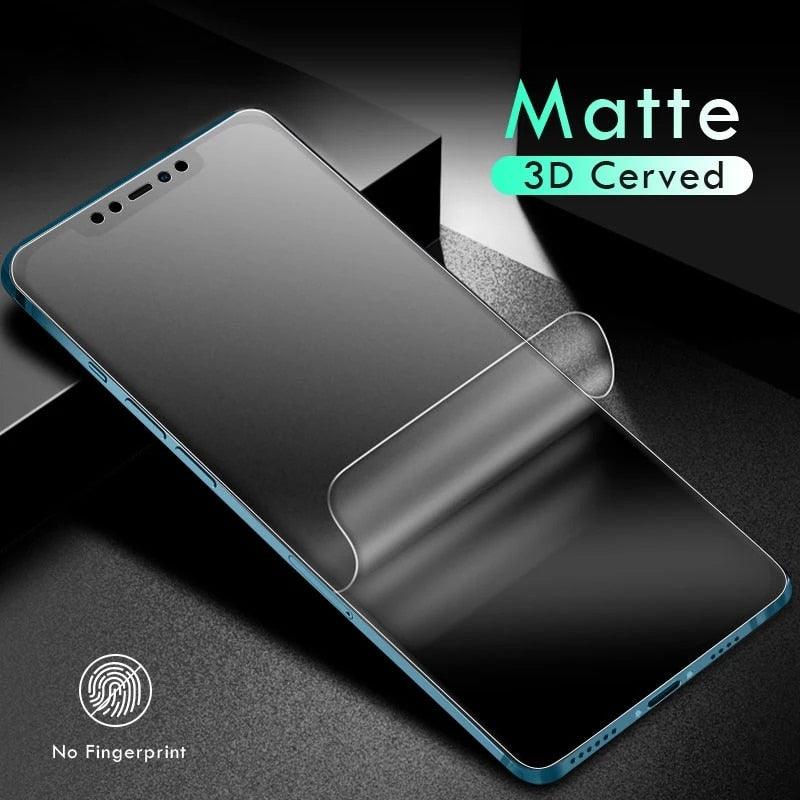 4pcs Matte Film For Iphone 11 12 13 Pro Max Mini Frosted Screen Protectors For Iphone X Xr Xs Max 6 6s 7 8 Plus Se Anti Glare Matte Finish Anti-fingerprint Film Stevvex