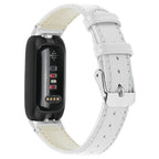 Fitbit Inspire 3 Leather Band - Stylish and Breathable Strap