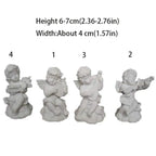 Crafts Peaceful Prayer Home Decoration Photo Props Garden Ornaments Character Sculpture Cupid Angel Statue Desktop Figurine