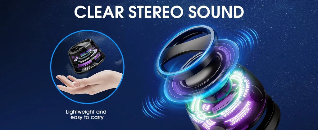 2025 New Portable Mini Bluetooth Speaker G200 RGB Lighting Magnetic Speaker BT5.3 Mini Sound Box 7 Hours Playback Phone Holder Lootquake LLC