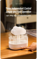 Mi Mushroom Air Humidifier Wireless Fragrance Diffuser Bedroom Essential Oils Diffuser Rain Cloud Night Light Home Appliance Lootquake LLC