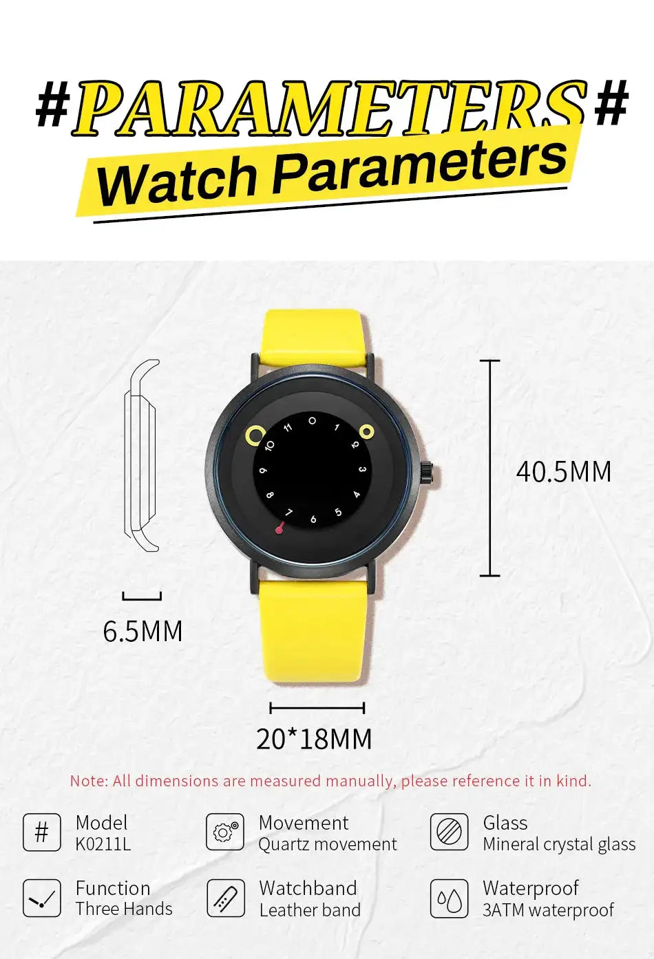 Shengke Women Creative Wristwatch Ladies Watches Yellow Leather Band Best Gifts Wristwatches Clock Montres Femme Reloj Mujer