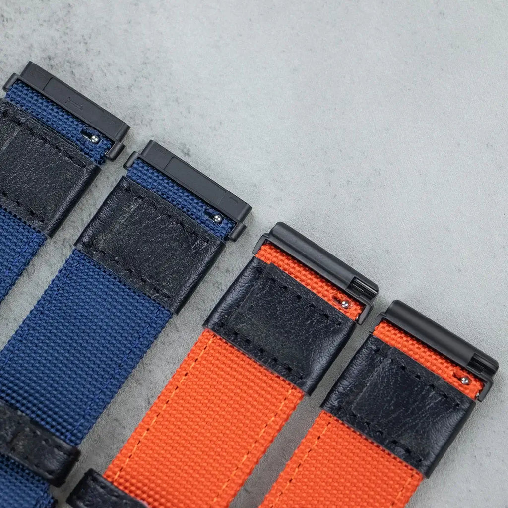 Fitbit Versa & Sense Nylon Leather Band - Versatile Style - SJB-DIAMOND ELITES