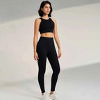 Women's High Waisted Leggings and Top THRIXINE