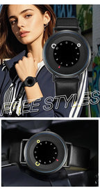 Shengke Women Creative Wristwatch Ladies Watches Yellow Leather Band Best Gifts Wristwatches Clock Montres Femme Reloj Mujer