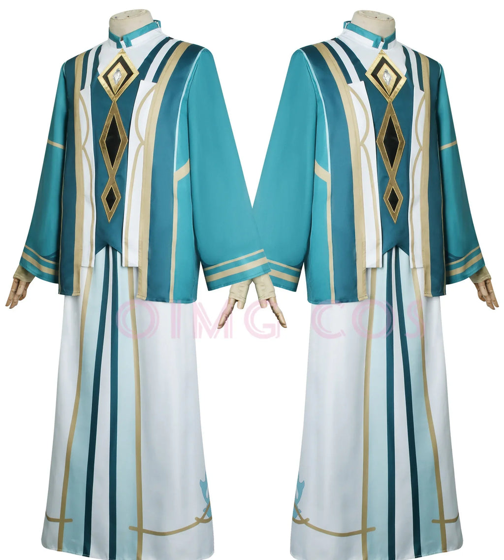The Akademiya Cosplay CostumeImpact Carnival Uniform Wig Anime Halloween Costumes Men Game