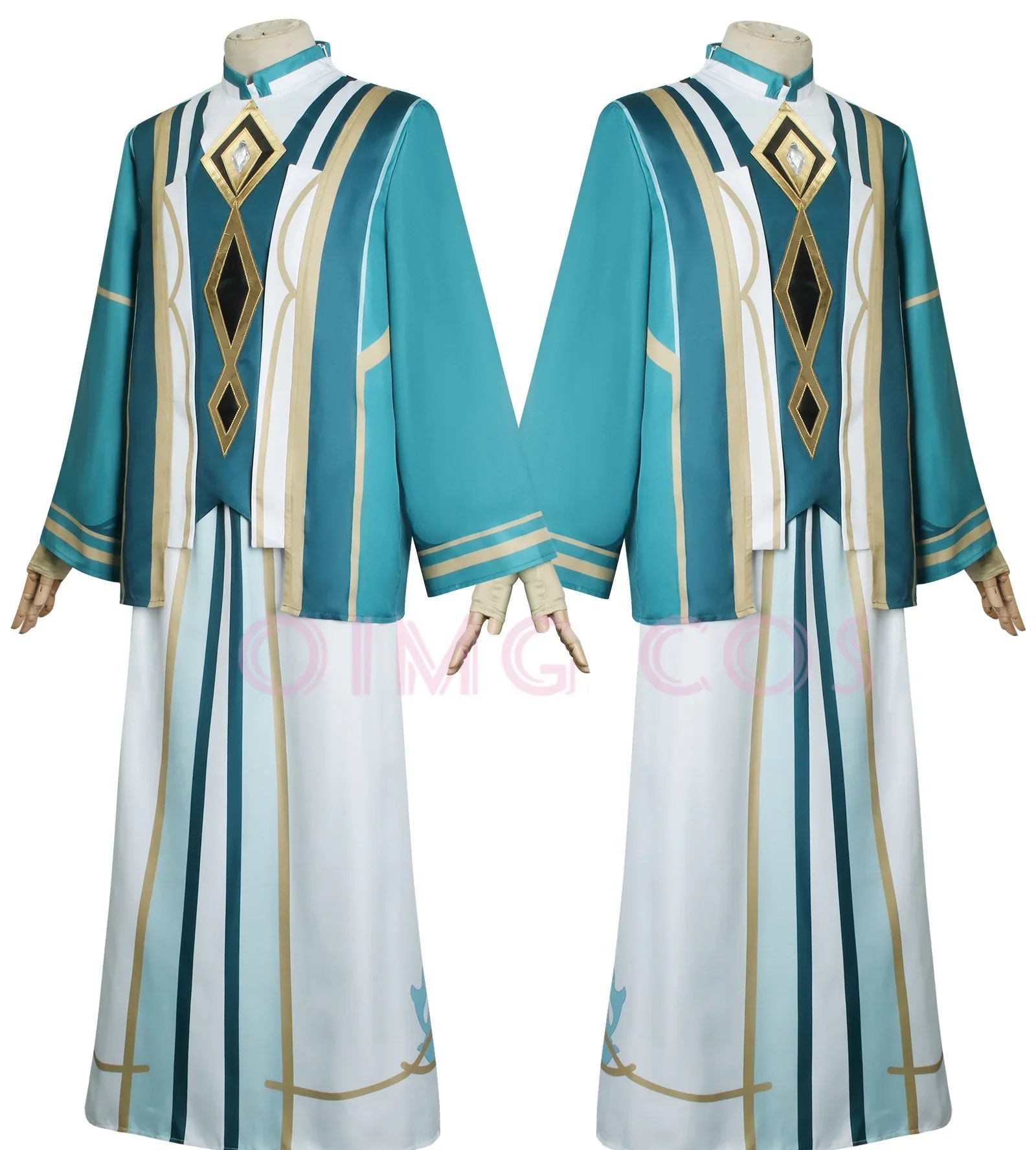 The Akademiya Cosplay CostumeImpact Carnival Uniform Wig Anime Halloween Costumes Men Game