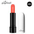 High Quality Popfeel Waterproof Lasting Matte Luxury Velvet Lipstick Make up Smudge-Free Pigmented Lipsticks Lip Gloss Cosmetics Lootquake LLC