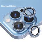 3/1Pcs Luxury Camera Lens Protector For iPhone13 12 11 Pro Max Camera Protective For iPhone 12 13 Mini Back Lens Glass Camera Cover Circle Tempered Glass Protector Stevvex