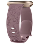 Fitbit Versa & Sense Silicone Band - Durable Floral Design - SJB-DIAMOND ELITES