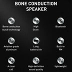 2025 New Bone Conduction Speaker Bluetooth-Compatible TWS Wireless Stereo Sound Hummingbird Speaker With FM Radio Dropshipping Lootquake LLC