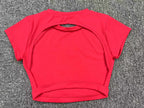 FlexiFit Women's Backless Crop Gym Top
