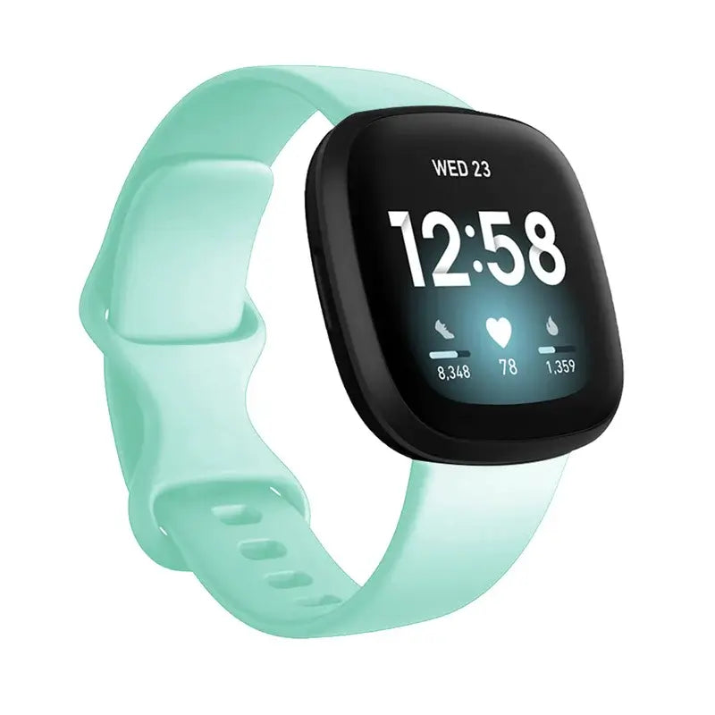 Fitbit Versa & Sense Silicone Band - Durable Stylish Straps - SJB-DIAMOND ELITES